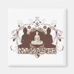 Namaste Buddha Fridge Magnets