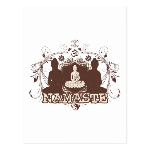 Namaste Buddha Postcard