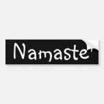 Namaste bumper stickers
