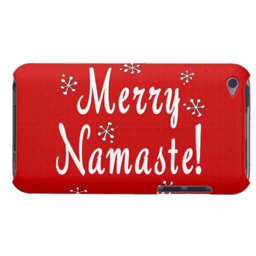 Namaste Christmas Barely There iPod Cover