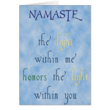 Namaste Greeting Card