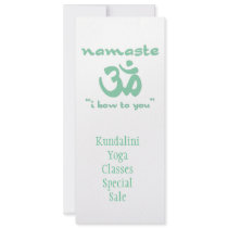 Namaste - I bow to you (in green)