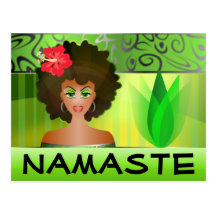 Namaste postcard