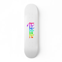 namaste rainbow skate board