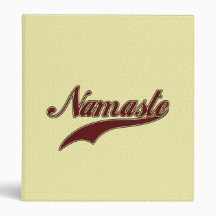 Namaste Stylish Red Burgundy Binders