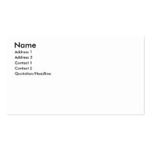 Name, Address 1, Address 2, Contact 1, Contact ... Business Card Templates