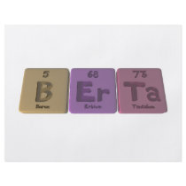 name-Berta-B-Er-Ta-Boron-Erbium-Tantalum Custom Flyer