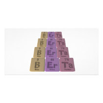 name-Berta-B-Er-Ta-Boron-Erbium-Tantalum Personalized Photo Card