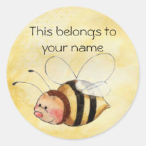 Name book plates stickers