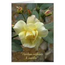 Name Day card in Czech