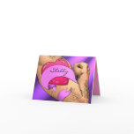 Name Goes In Ribbon Heart Tattoo Valentine's Cards