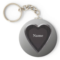 Name Heart Keychain - Template