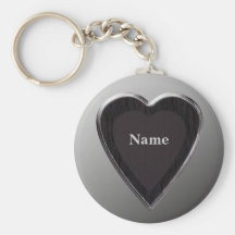 Name Heart Keychain - Template
