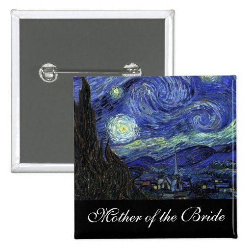 Name pin. Vincent van Gogh, Starry Night