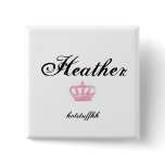Name Tag Buttons - Customized