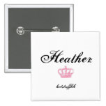 Name Tag Buttons - Customized