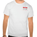 Name Tag, Mr. Cool t-shirts