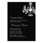 Name your Event Black Grand Ballroom Invite