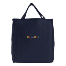 Namedrop Nation_Bahamas Multi-coloured Embroidered Bag