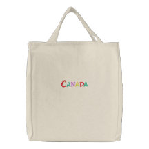 Namedrop Nation_Canada multi-coloured Canvas Bag