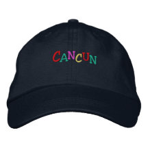 Namedrop Nation_Cancun multi-coloured Embroidered Baseball Cap