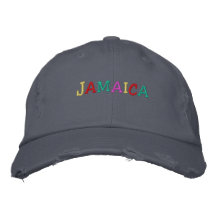 Namedrop Nation_Jamaica multi-coloured Embroidered Hat