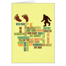 Names For Bigfoot Card