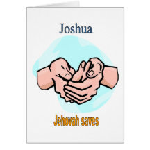Names&Meanings - Joshua Greeting Card