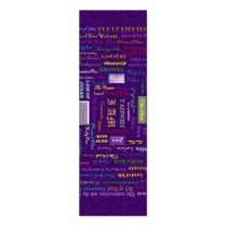 names of God bookmark Business Card Template