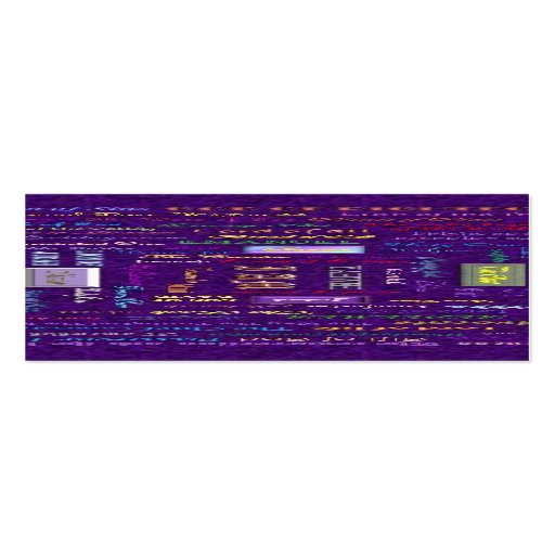 names of God bookmark Business Card Template