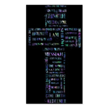 Names of Jesus/ Eph 2: 1-10 Gospel tract Business Card