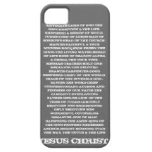Names of Jesus iPhone 5 Cases