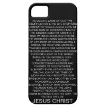 Names of Jesus iPhone 5 Cover