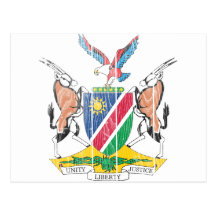 Namibia Coat Of Arms Postcards