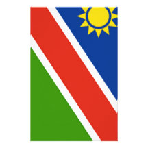 Namibia Flag Custom Stationery