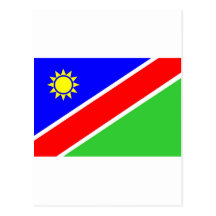Namibia flag postcard