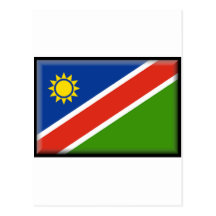 Namibia Flag Postcard