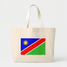 Namibia flag tote bags