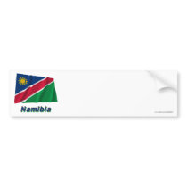 Namibia Waving Flag with Name