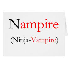 Nampire - Ninja Vampire Card