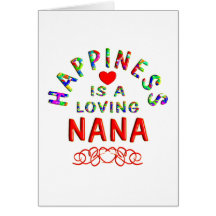 Nana Happiness Card