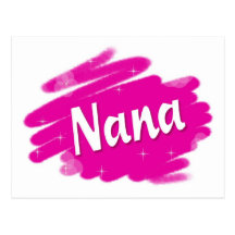 Nana Loves Pink Post Cards