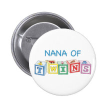 Nana of Twins Blocks Pinback Buttons
