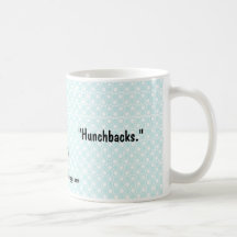 Nana-ware "Hunchbacks" Coffee Mugs