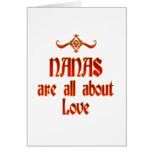 Nanas are Love Greeting Card