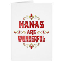 Nanas are Wonderful Greeting Cards