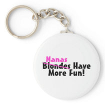 Nanas Have More Fun Pink Key Chain