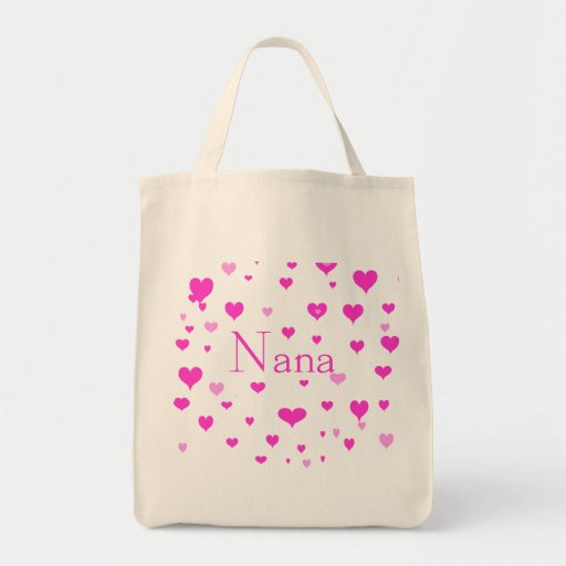 Nana's Hearts Tote Bag