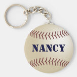 Nancy Baseball Keychain by 369MyName