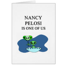 nancy pelosi alien design card